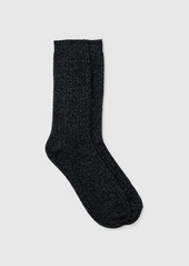 Gap Cozy Sparkle Rib Crew Socks