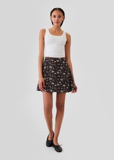 Gap Crepe Floral Mini Skirt