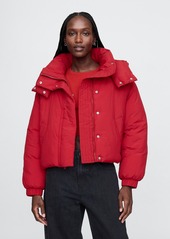 Gap Cropped Duvet Wrap Puffer Jacket