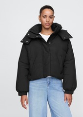 Gap Cropped Duvet Wrap Puffer Jacket