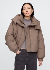 Gap Cropped Duvet Wrap Puffer Jacket