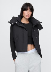 Gap Cropped Duvet Wrap Puffer Vest