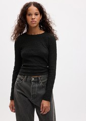 Gap Cropped Pucker T-Shirt