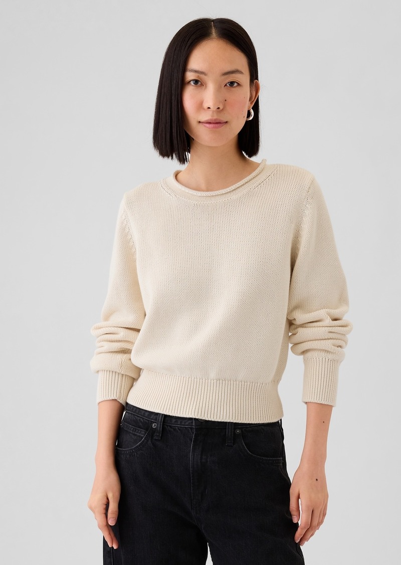 Gap Shrunken Roll Neck Sweater