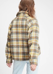 Gap Cropped Wool Shirt Jacket