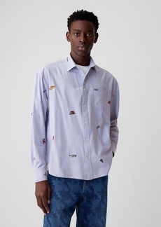 DAP × GAP Embroidered Oxford Shirt