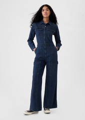 Gap Denim Cargo Jumpsuit