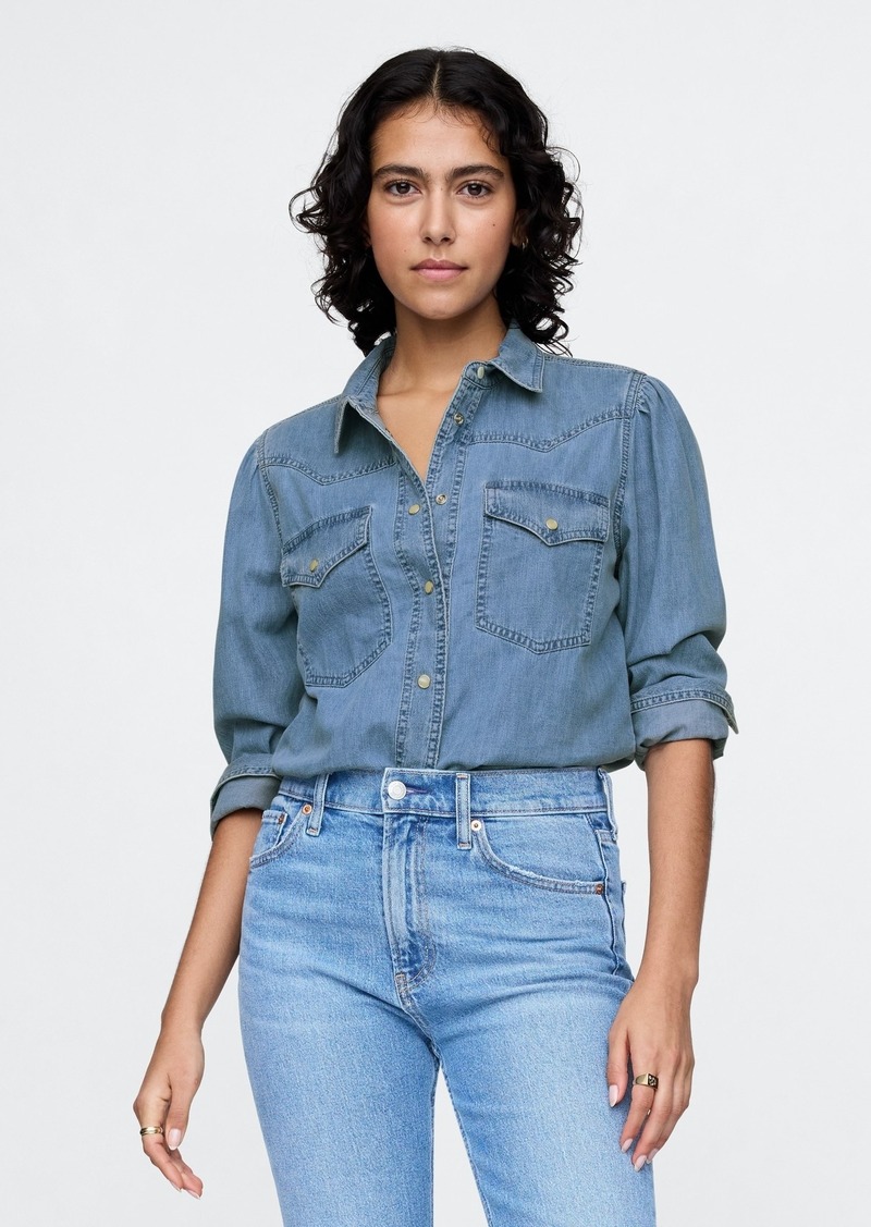 Gap Denim Western Shirt