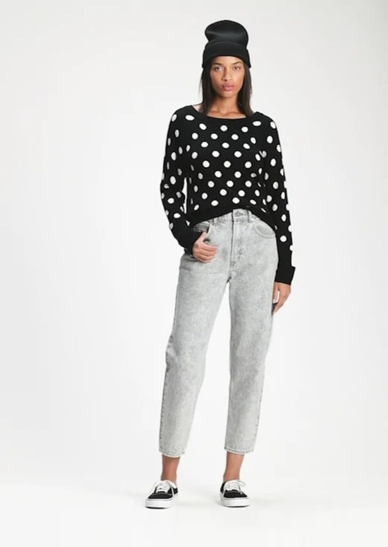 gap dotty boatneck sweater