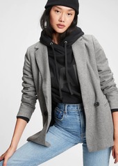 Gap Recycled Double-Breasted Blazer