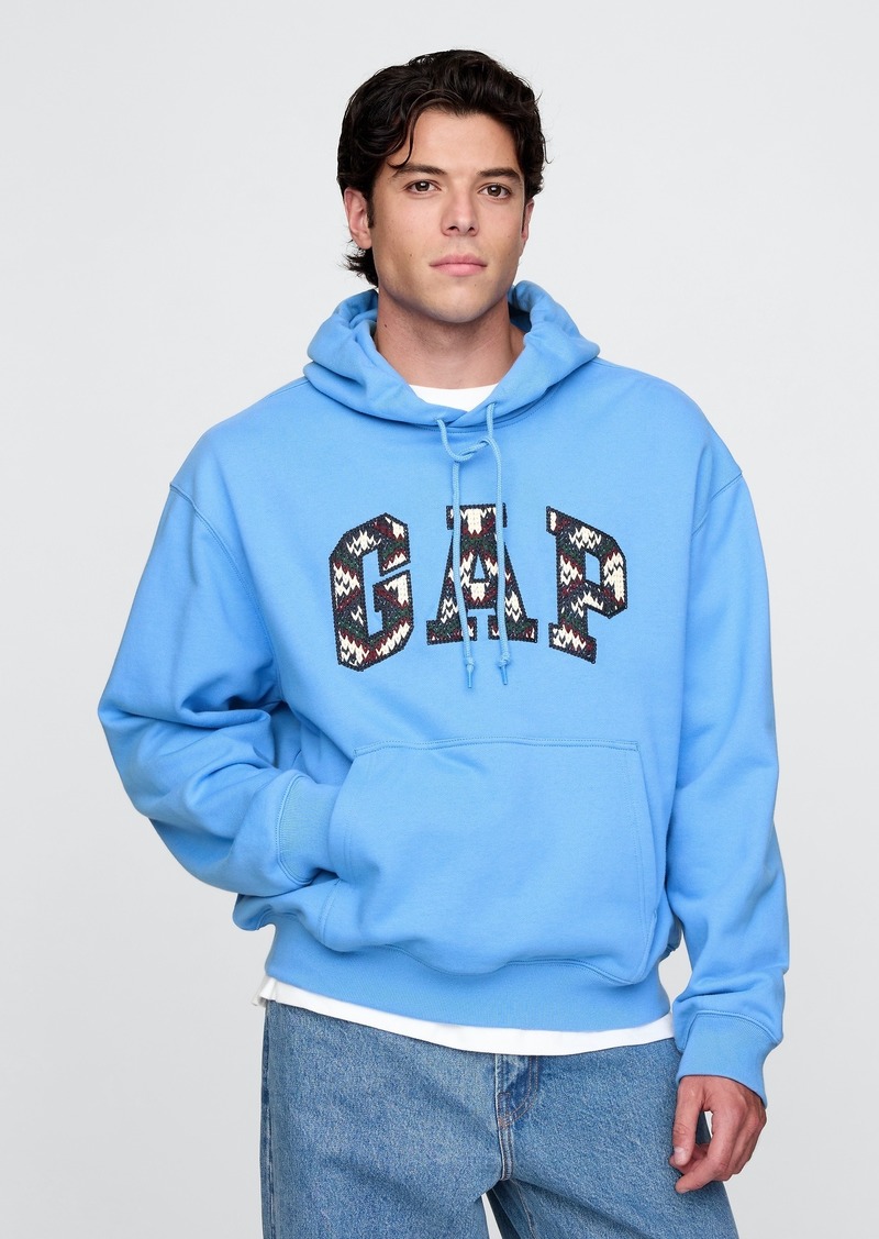 Gap Embroidered Arch Logo Hoodie