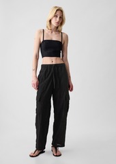 Gap Eyelet Cargo Parachute Pants