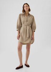 Gap Eyelet Mini Shirtdress