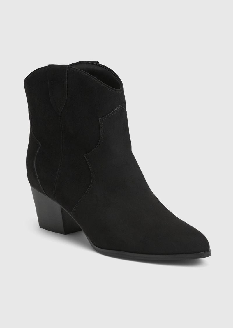 Gap Faux-Suede Western Boots