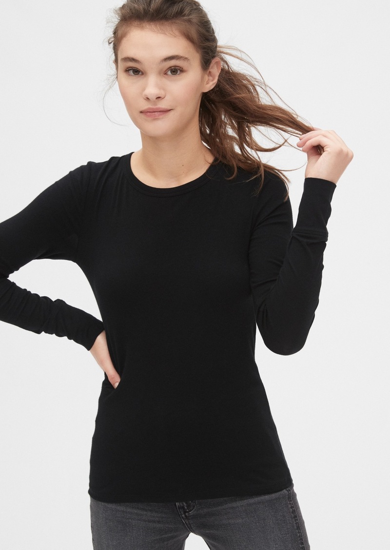 gap modern long sleeve crew tee