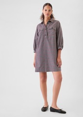 Gap Flannel Utility Mini Shirtdress