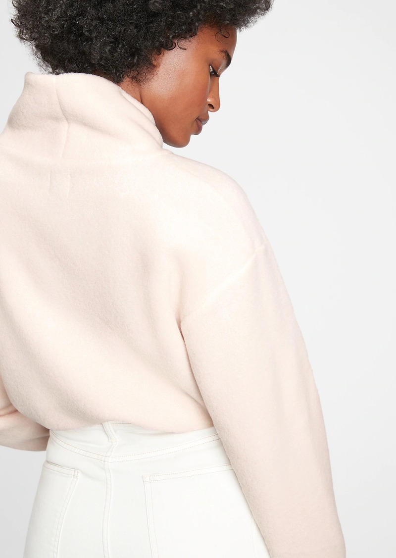 gap fleece turtleneck