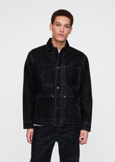 Gap Flocked Denim Chore Jacket