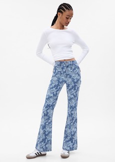 Gap × LoveShackFancy High Rise Floral ‘70s Flare Jeans