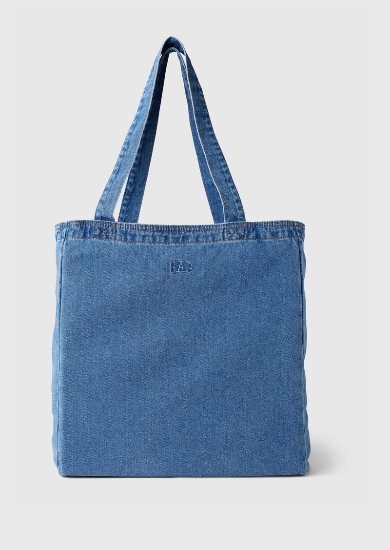 Gap Arch Logo Denim Tote Bag