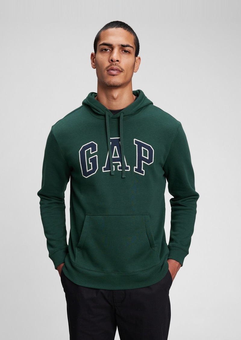 gap arch logo hoodie green