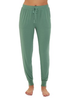 Gap GapBody Women's Drawstring-Waist Jogger Pajama Pants - Boggy Green