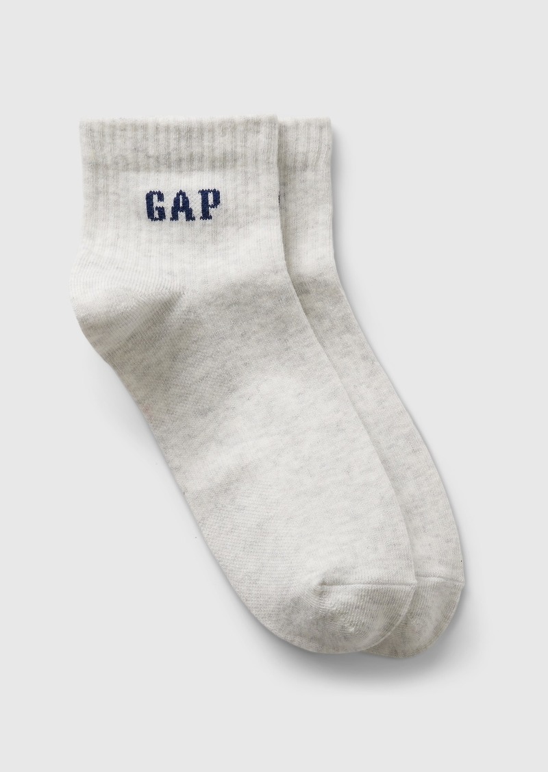 Gap Logo Quarter Crew Socks