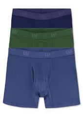 Gap Men's 3-Pk. Cotton Stretch Boxer Briefs - Bleach Blue/Chrome Blue/Elysian Blue