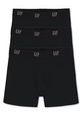 Gap Men's 3-Pk. Cotton Stretch Boxer Briefs - Elysian Blue/Modern Red/Medium Heather G