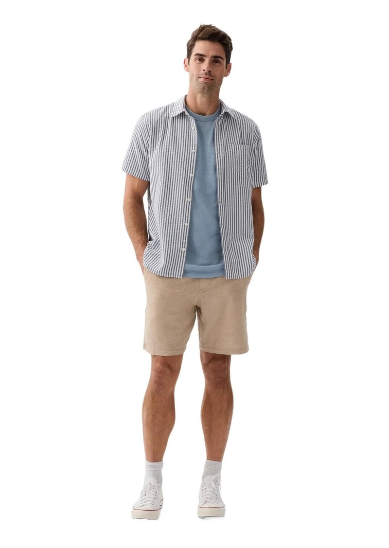 GAP Mens 8" Easy Linen Shorts  L