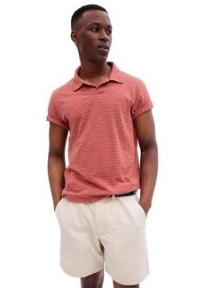 GAP Mens Lived in Polo RED Stripes S
