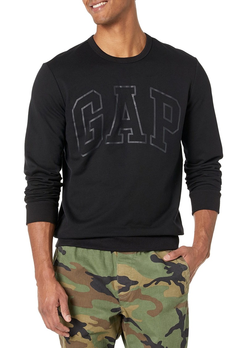 GAP mens Logo Fleece Crew Hooded Sweatshirt  7  US