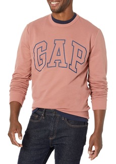 GAP Mens Logo Fleece Crew Sweatshirt FADED CEDAR XXL