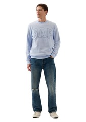 GAP Mens Logo Fleece Crew Sweatshirt  M