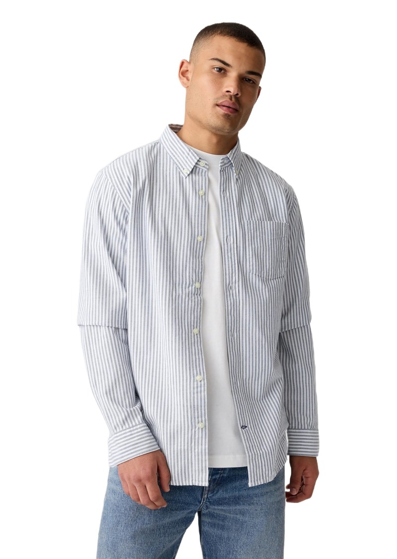 GAP Mens Long Sleeve Oxford  XXL