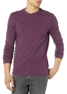 GAP Mens Long Sleeve Soft Henley Shirt  19-2514t  US