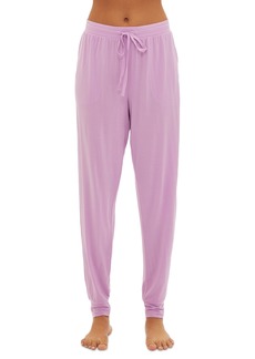 Gap GapBody Women's Drawstring-Waist Jogger Pajama Pants - Purple Orchid