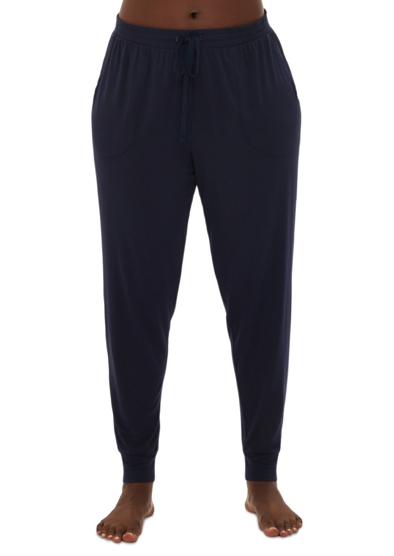 Gap GapBody Women's Drawstring-Waist Jogger Pajama Pants - Navy Uniform