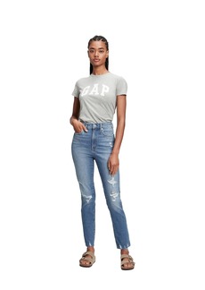 GAP Womens High Rise Vintage Slim Fit Jeans   US