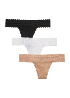 GAP Womens 3-pack Lace Thong Underpants Underwear   US