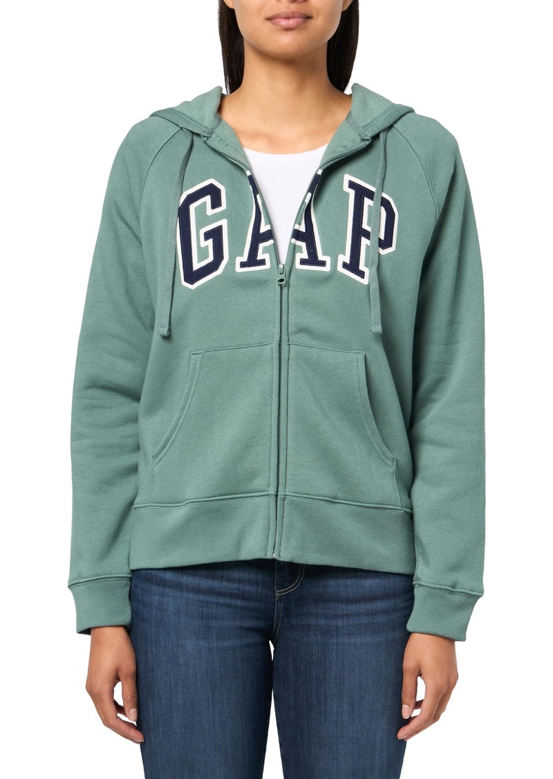 GAP Womens Logo Hoodie Hooded Full Zip Sweatshirt  XL