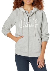 GAP womens Logo Hoodie Zip Sweatshirt  B08  US