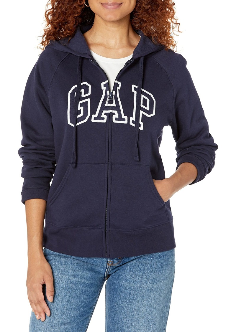 GAP womens Logo Hoodie Zip Sweatshirt  V2  US