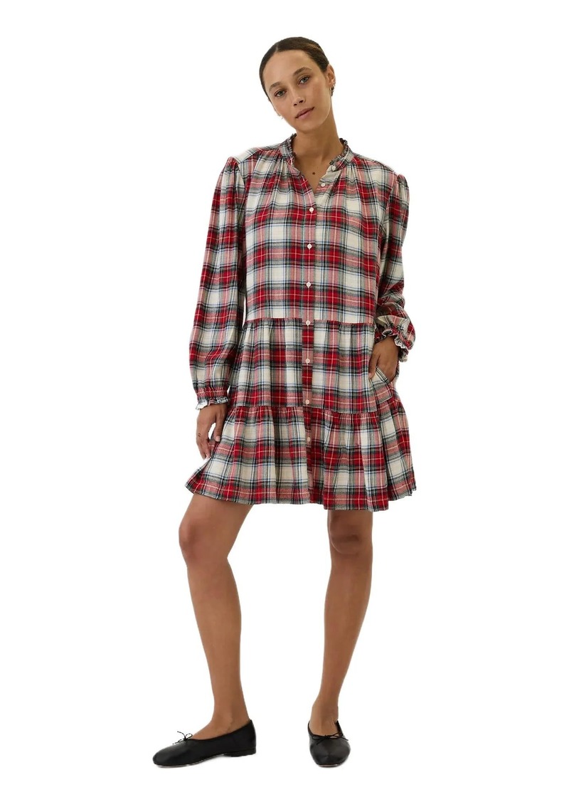 GAP Womens Long Sleeve Flannel Dress  L