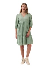 GAP Womens Maternity Eyelet Dress  L