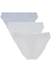 GapBody Women's 3-Pk Bikini Underwear GPW00274 - Neutral Pink/Light Heather Grey/True Bla