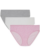 GapBody Women's 3-Pk. Hipster Underwear GPW00277 - Neutral Pink/Light Heather Grey/True Bla