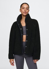 GapFit Oversized Sherpa Raglan Jacket