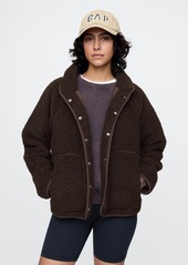 GapFit Oversized Sherpa Raglan Jacket