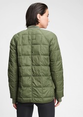 GapFit Recycled Quilted Bomber Jacket